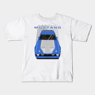 Mustang Mach 1 1971 to 1972 - Blue Kids T-Shirt